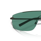 Oliver Peoples R-5 avec une monture Ivraie/étain et des verres Vert - Variant