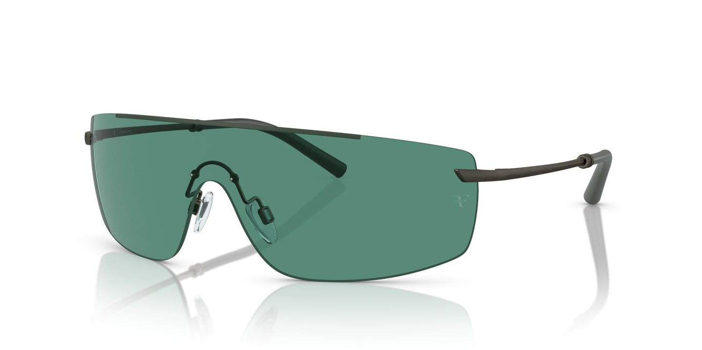 Oliver Peoples R-5 with Ryegrass/Pewter frame and Green lenses - Image Eyewire Details