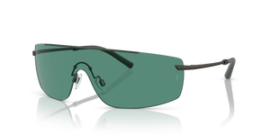 Oliver Peoples R-5 avec une monture Ivraie/étain et des verres Vert - L'image 1