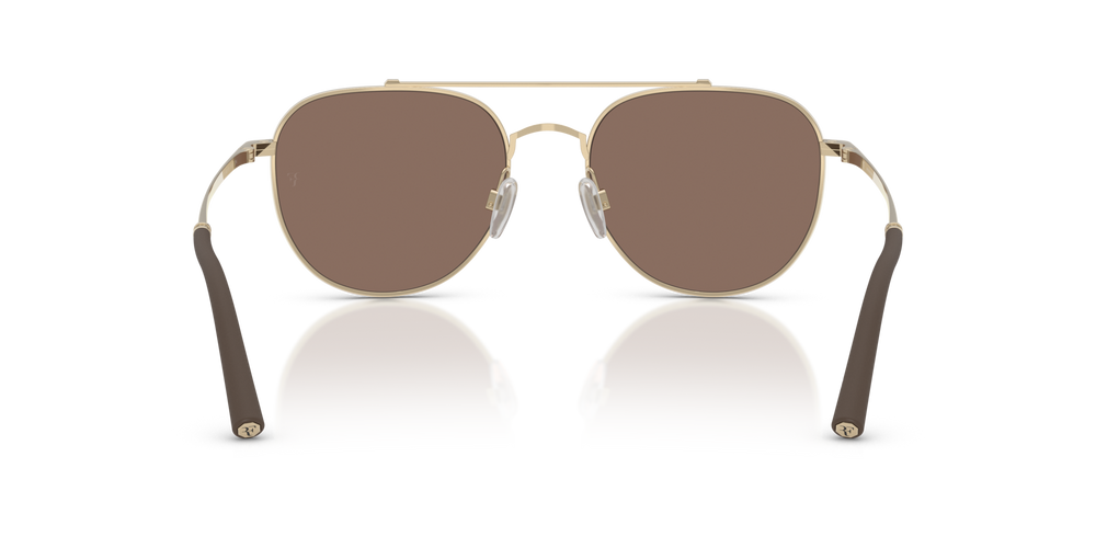 Oliver Peoples R-10 with Gold frame and Brown lenses - image 5