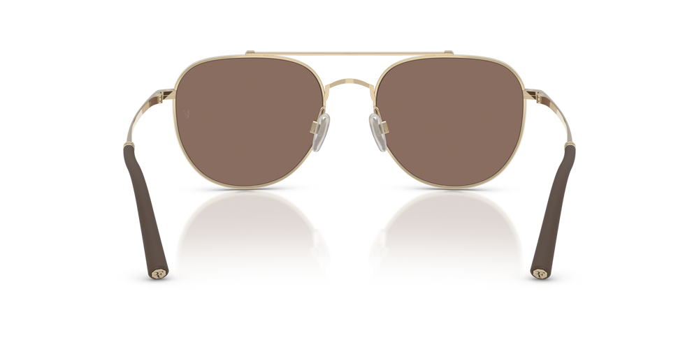 Oliver Peoples R-10 with Gold frame and Brown lenses - image 5