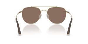 Sie Oliver Peoples R-10 mit Gold Gestell und Braun Gläsern - Das Bild 5