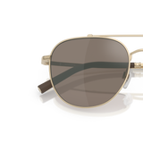 Oliver Peoples R-10 con montatura Oro e lenti  Marrone - Variant
