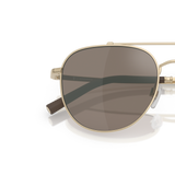 Oliver Peoples R-10 with Gold frame and Brown lenses - Variant