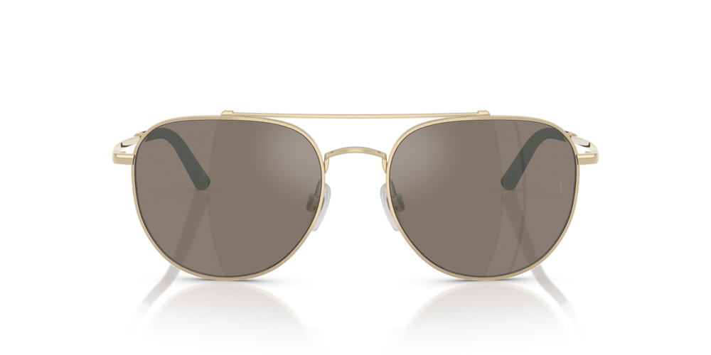 Oliver Peoples R-10 with Gold frame and Brown lenses - image 2