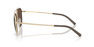 Oliver Peoples R-10 con montatura Oro e lenti  Marrone - L'immagine 4