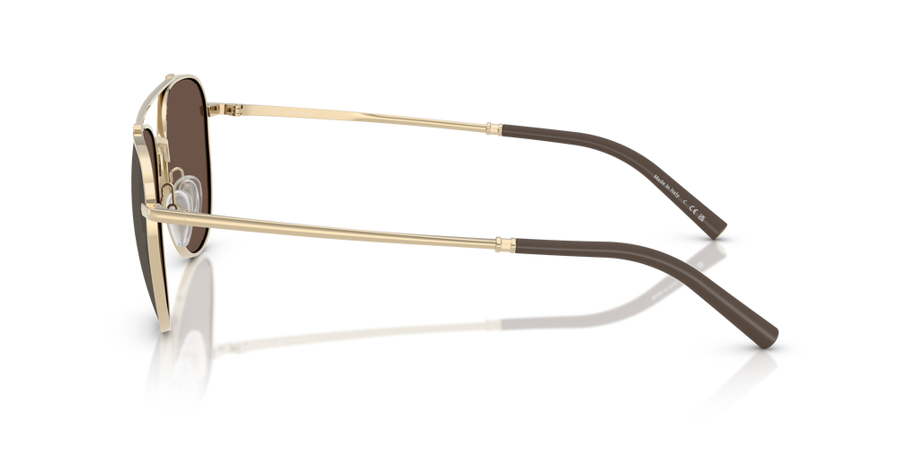 Sie Oliver Peoples R-10 mit Gold Gestell und Braun Gläsern - Das Bild 4