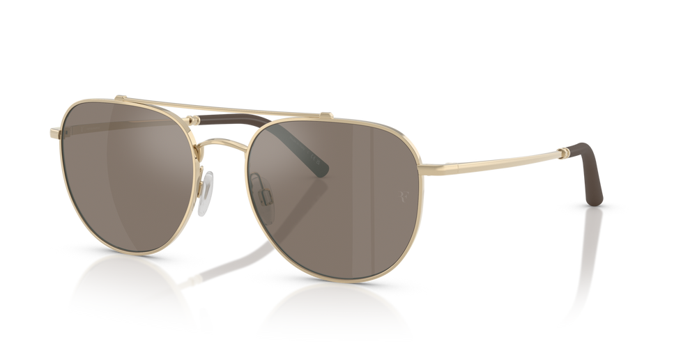 Oliver Peoples R-10 with Gold frame and Brown lenses - image 2