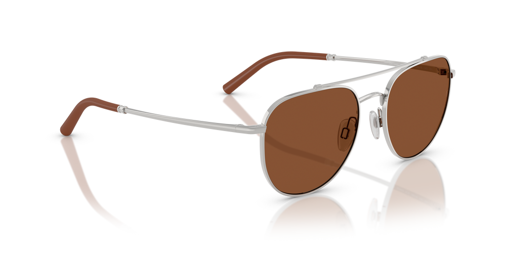 Sie Oliver Peoples R-10 mit Silber Gestell und Orange Gläsern - Das Bild 3