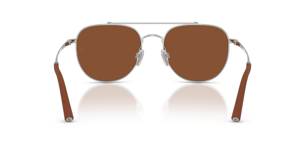 Oliver Peoples R-10 con montatura Argento e lenti  Arancione - L'immagine 5
