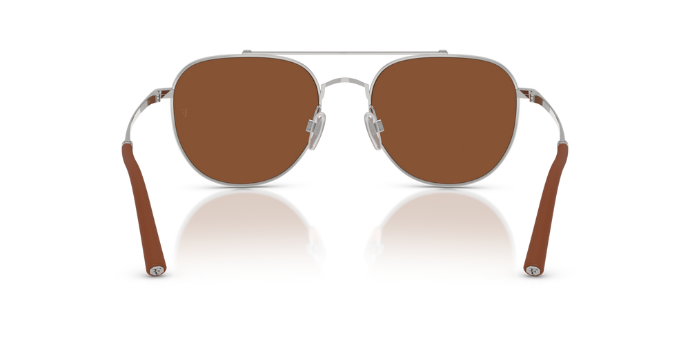 Oliver Peoples R-10 with Silver frame and Orange lenses - image 5
