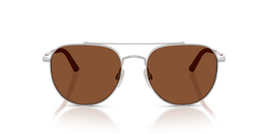 Sie Oliver Peoples R-10 mit Silber Gestell und Orange Gläsern - Das Bild 2