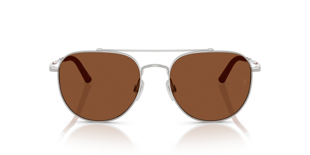 Oliver Peoples R-10 with Silver frame and Orange lenses - image 2