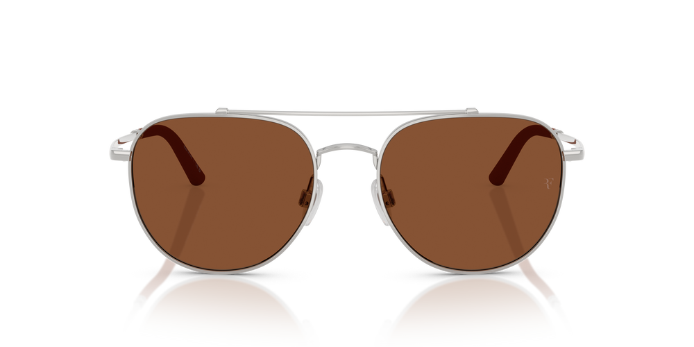 Oliver Peoples R-10 con montatura Argento e lenti  Arancione - L'immagine 2