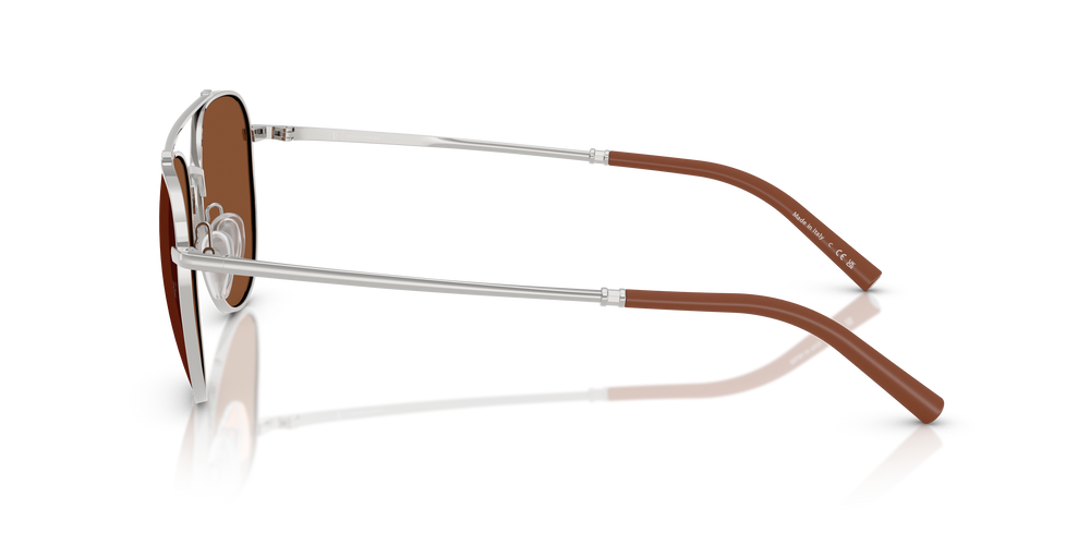 Sie Oliver Peoples R-10 mit Silber Gestell und Orange Gläsern - Das Bild 4