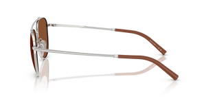Sie Oliver Peoples R-10 mit Silber Gestell und Orange Gläsern - Das Bild 4