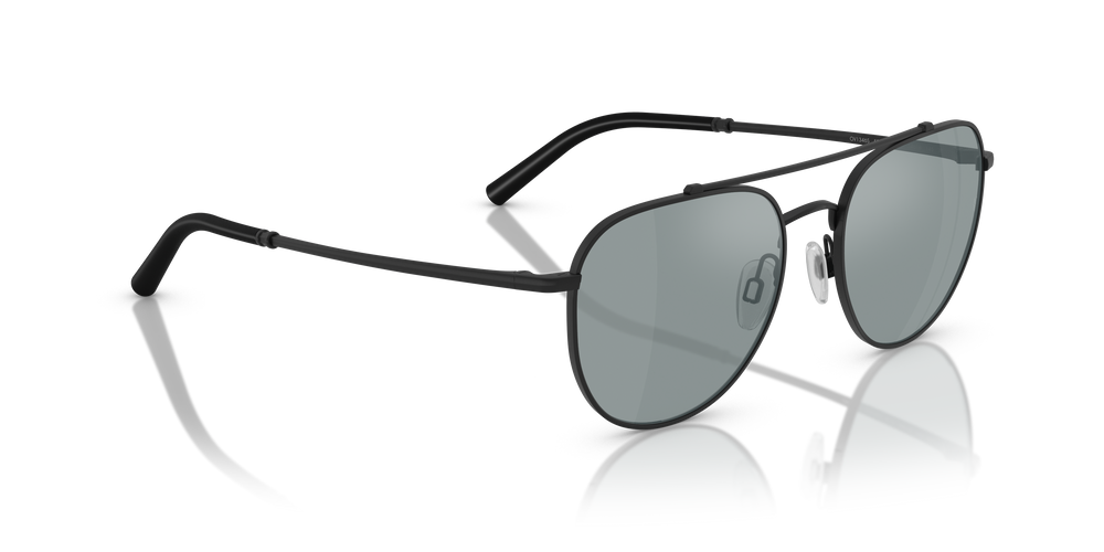 Sie Oliver Peoples R-10 mit Matt Schwarz Gestell und Grau Gläsern - Bild 3
