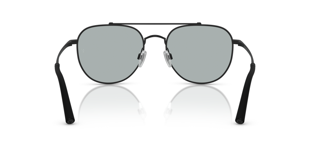 Sie Oliver Peoples R-10 mit Matt Schwarz Gestell und Grau Gläsern - Bild 5