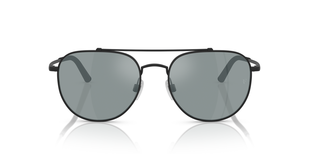 Sie Oliver Peoples R-10 mit Matt Schwarz Gestell und Grau Gläsern - Bild 2