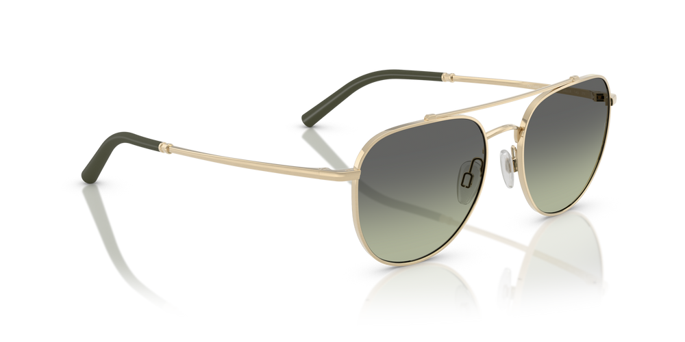 Oliver Peoples R-10 avec une monture Or Brush et des verres Vert - image 3