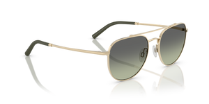 Oliver Peoples R-10 avec une monture Or Brush et des verres Vert - image 3