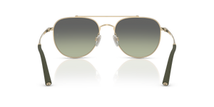 Oliver Peoples R-10 with Brushed Gold frame and Green lenses - image 5