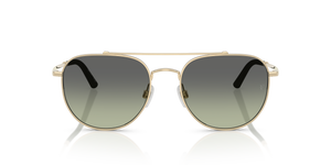 Sie Oliver Peoples R-10 mit Gold gebürstet Gestell und Grün Gläsern - Das Bild 2