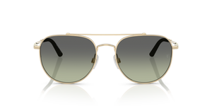 Oliver Peoples R-10 with Brushed Gold frame and Green lenses - image 2