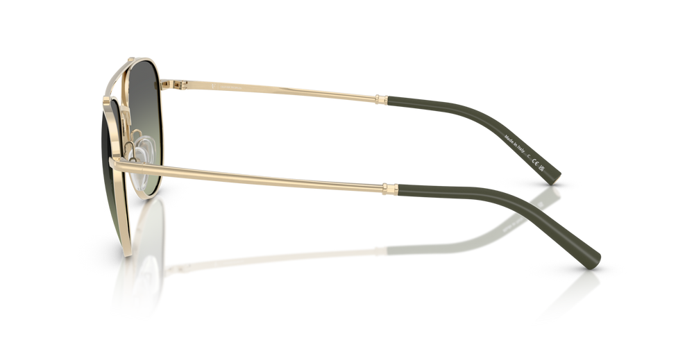 Oliver Peoples R-10 avec une monture Or Brush et des verres Vert - image 4
