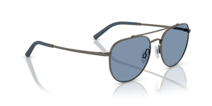 Sie Oliver Peoples R-10 mit Zinn Gestell und Blau Gläsern - Das Bild 3