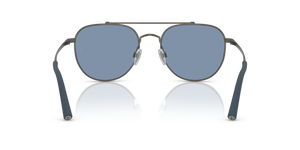 Sie Oliver Peoples R-10 mit Zinn Gestell und Blau Gläsern - Das Bild 5