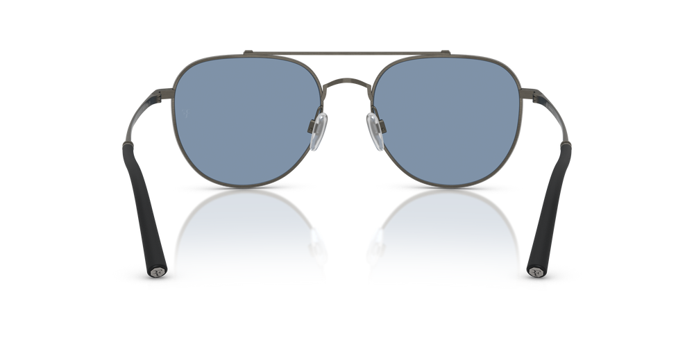 Oliver Peoples R-10 con montatura Grigio peltro e lenti  Blu - L'immagine 5
