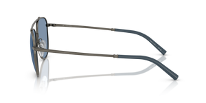 Sie Oliver Peoples R-10 mit Zinn Gestell und Blau Gläsern - Das Bild 4