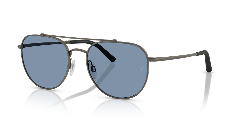Oliver Peoples R-10 con montatura Grigio peltro e lenti  Blu - L'immagine 4