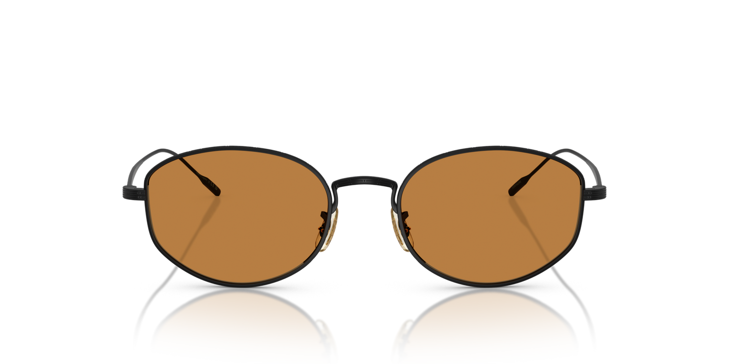 Oliver Peoples Estra with Matte Black frame and Brown lenses - Image Material