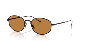 Oliver Peoples Estra with Matte Black frame and Brown lenses - Image 1