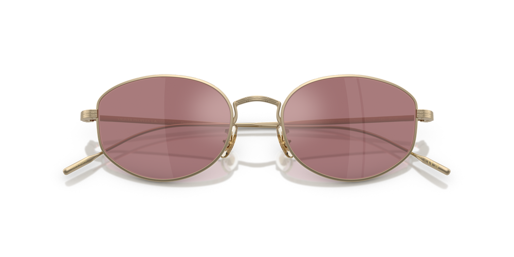 Sie Oliver Peoples Estra mit Weichgold Gestell und Violett Gläsern - Das Bild 6