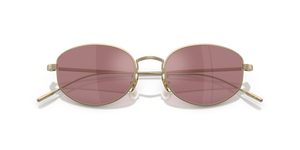 Sie Oliver Peoples Estra mit Weichgold Gestell und Violett Gläsern - Das Bild 6