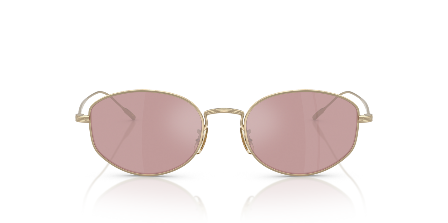 Oliver Peoples Estra with Soft Gold frame and Violet lenses - Image Material