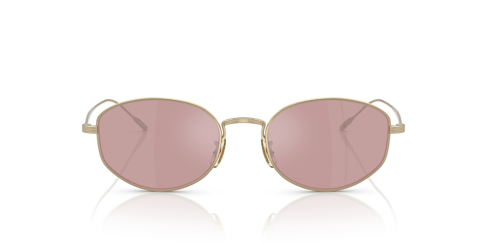 Sie Oliver Peoples Estra mit Weichgold Gestell und Violett Gläsern - Das Bild 2