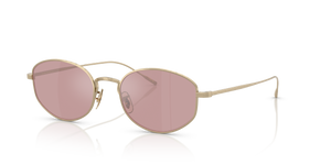 Sie Oliver Peoples Estra mit Weichgold Gestell und Violett Gläsern - Das Bild 1