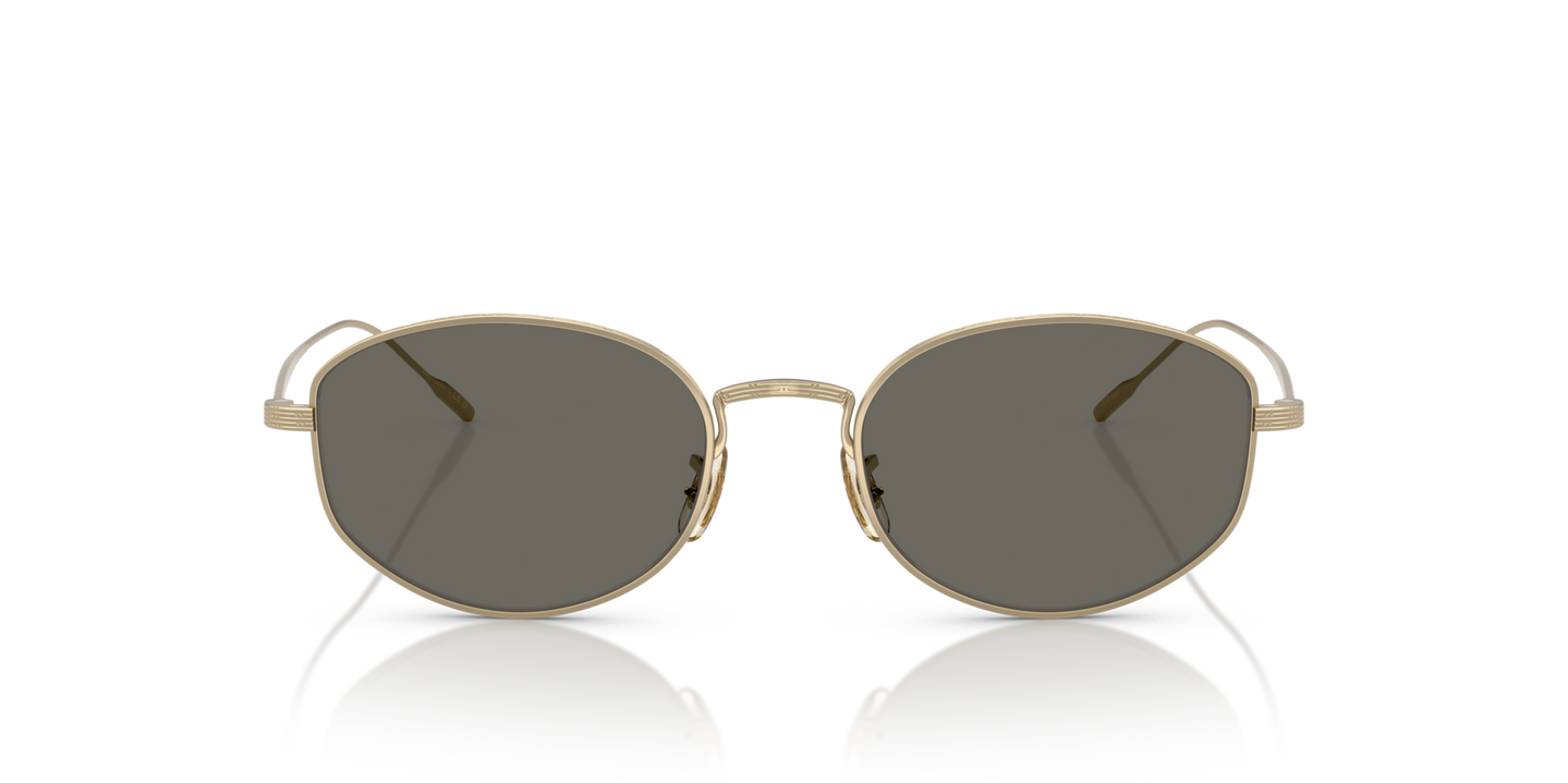 Oliver Peoples Estra con montura Dorado suave y lentes Gris - Imagen Material