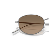 Oliver Peoples Estra with Silver frame and Brown lenses - Variant