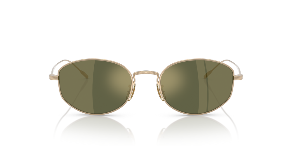 Oliver Peoples Estra con montatura Oro e lenti  Verde - L'immagine 2