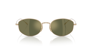 Oliver Peoples Estra con montatura Oro e lenti  Verde - L'immagine 2