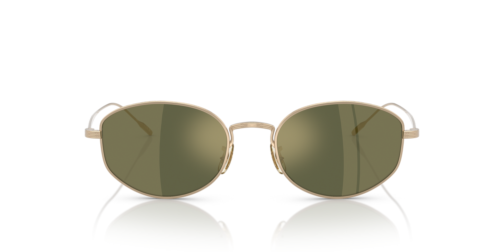Oliver Peoples Estra con montura Oro y lentes Verde - imagen 2
