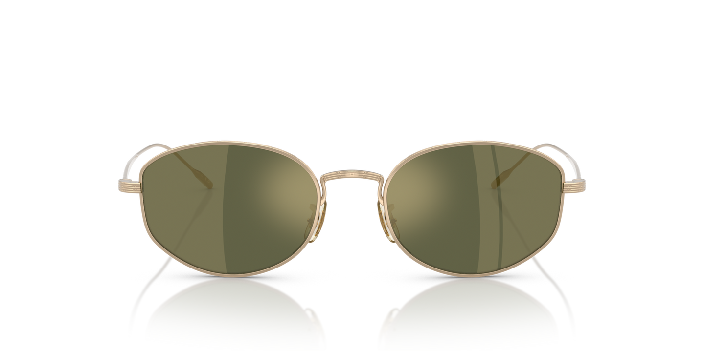 Oliver Peoples Estra with Gold frame and Green lenses - Image Material