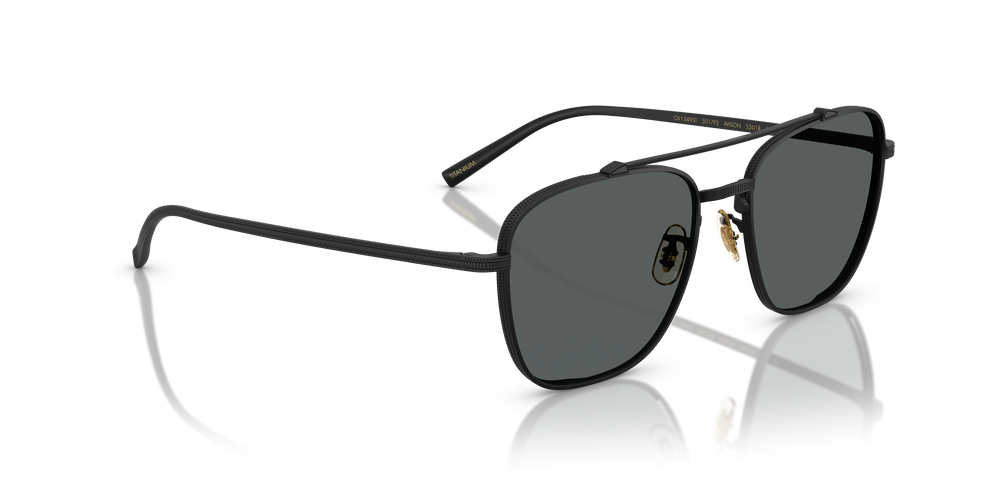 Sie Oliver Peoples Avison mit Matt Schwarz Gestell und Grau Gläsern - Bild 3