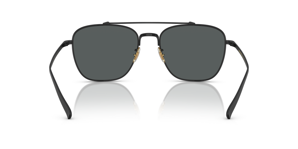 Sie Oliver Peoples Avison mit Matt Schwarz Gestell und Grau Gläsern - Bild 5