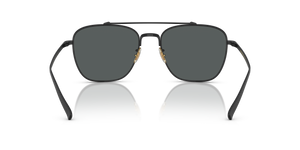 Sie Oliver Peoples Avison mit Matt Schwarz Gestell und Grau Gläsern - Bild 5